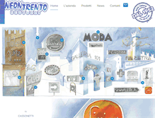 Tablet Screenshot of neontrento.it